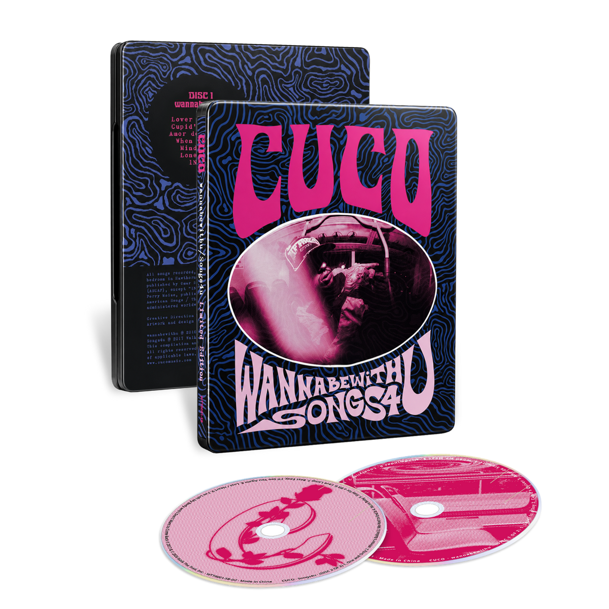 CUCO wannabewithu/songs4u limited-edition steelbook with both CDs