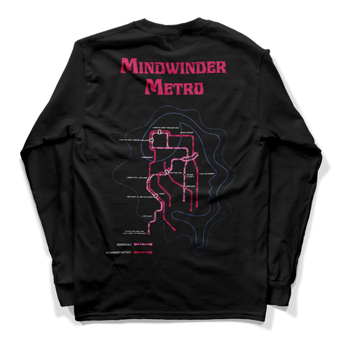 Cuco Mindwinder Metro Map Long Sleeve T-Shirt